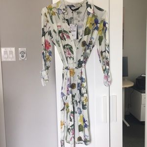 Zara floral dress